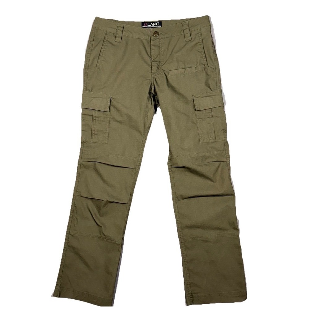 LA Police Gear Stretch Ops Tactical Pants Womens 8 REG Ranger Green Excellent